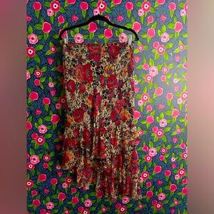 Chiffon y2k Betsey Johnson skirt